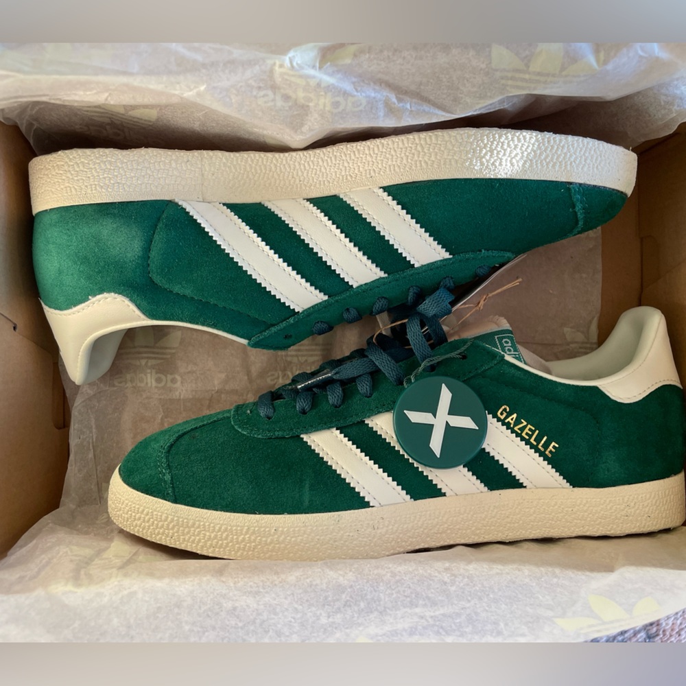adidas Gazelle Faded in Green Size 7